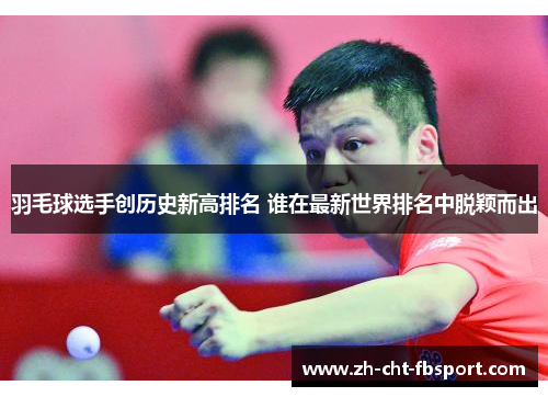 羽毛球选手创历史新高排名 谁在最新世界排名中脱颖而出